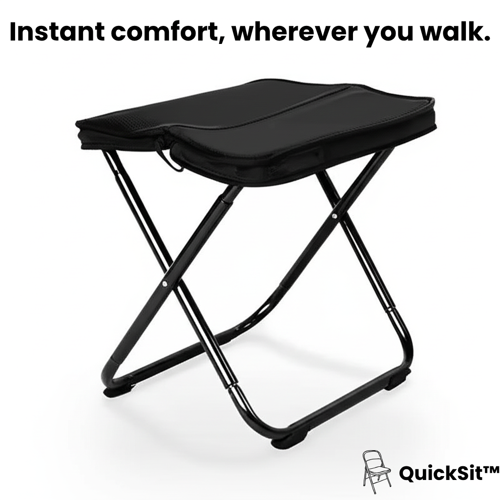 QuickSit™ – Innovative Mini Pocket Chair