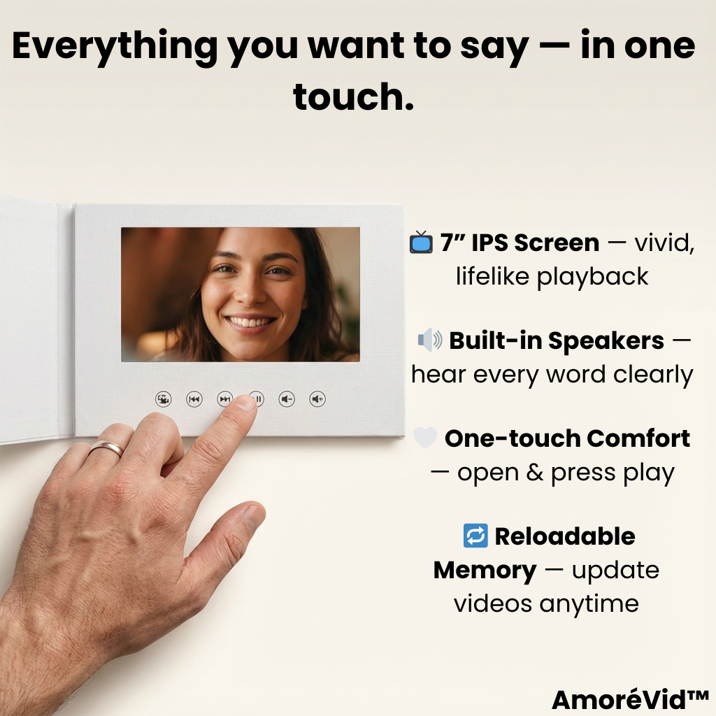 AmoréVid™ – Love Story Video Card