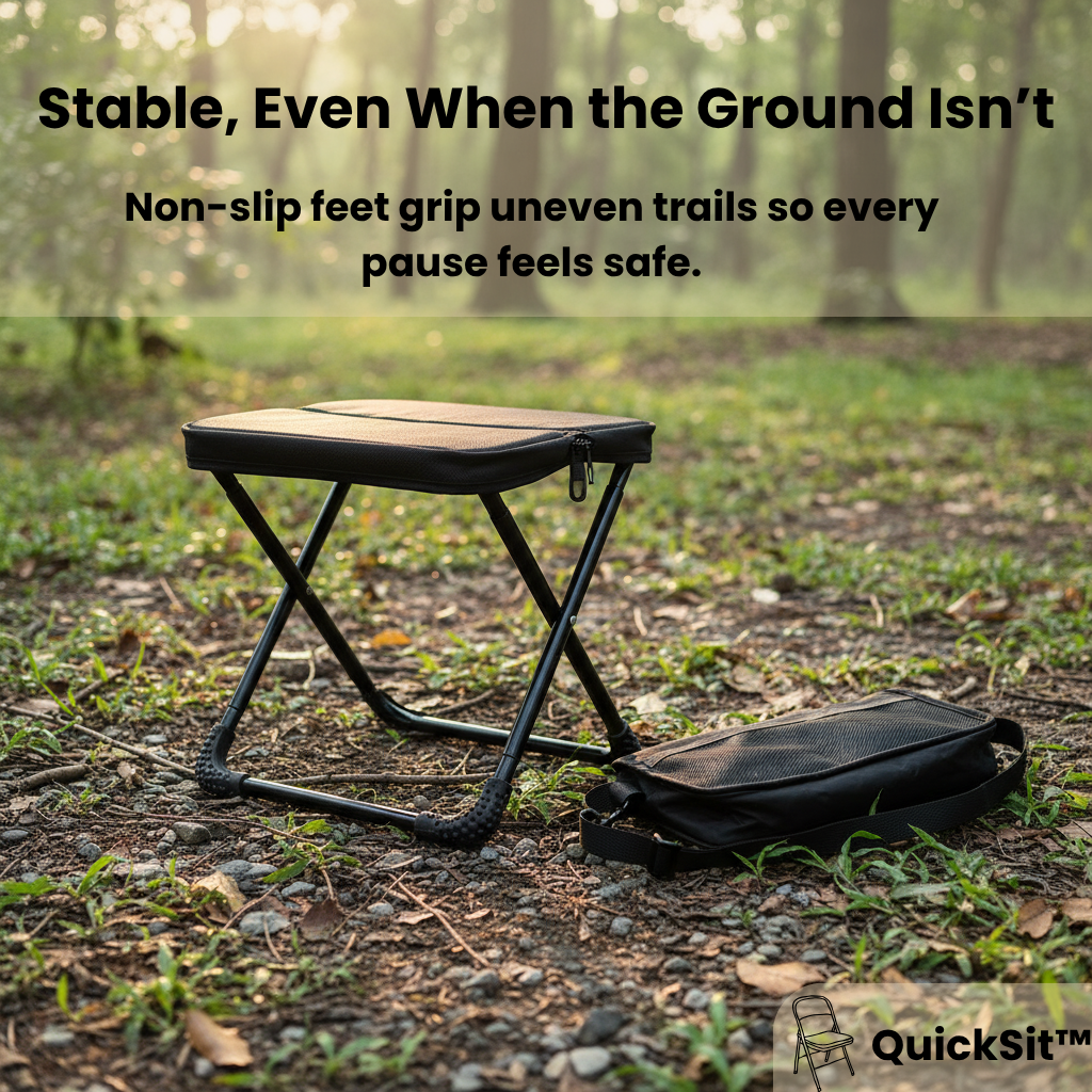QuickSit™ – Innovative Mini Pocket Chair