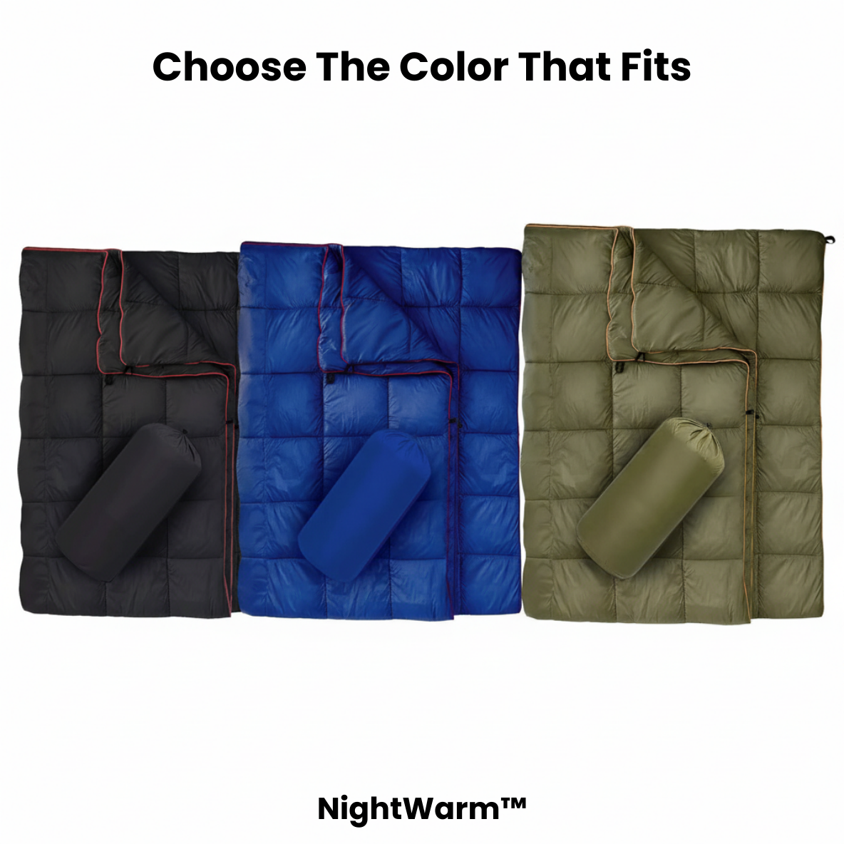 NightWarm™ – Hands-Free Warmth Blanket